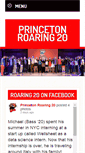 Mobile Screenshot of princetonroaring20.com